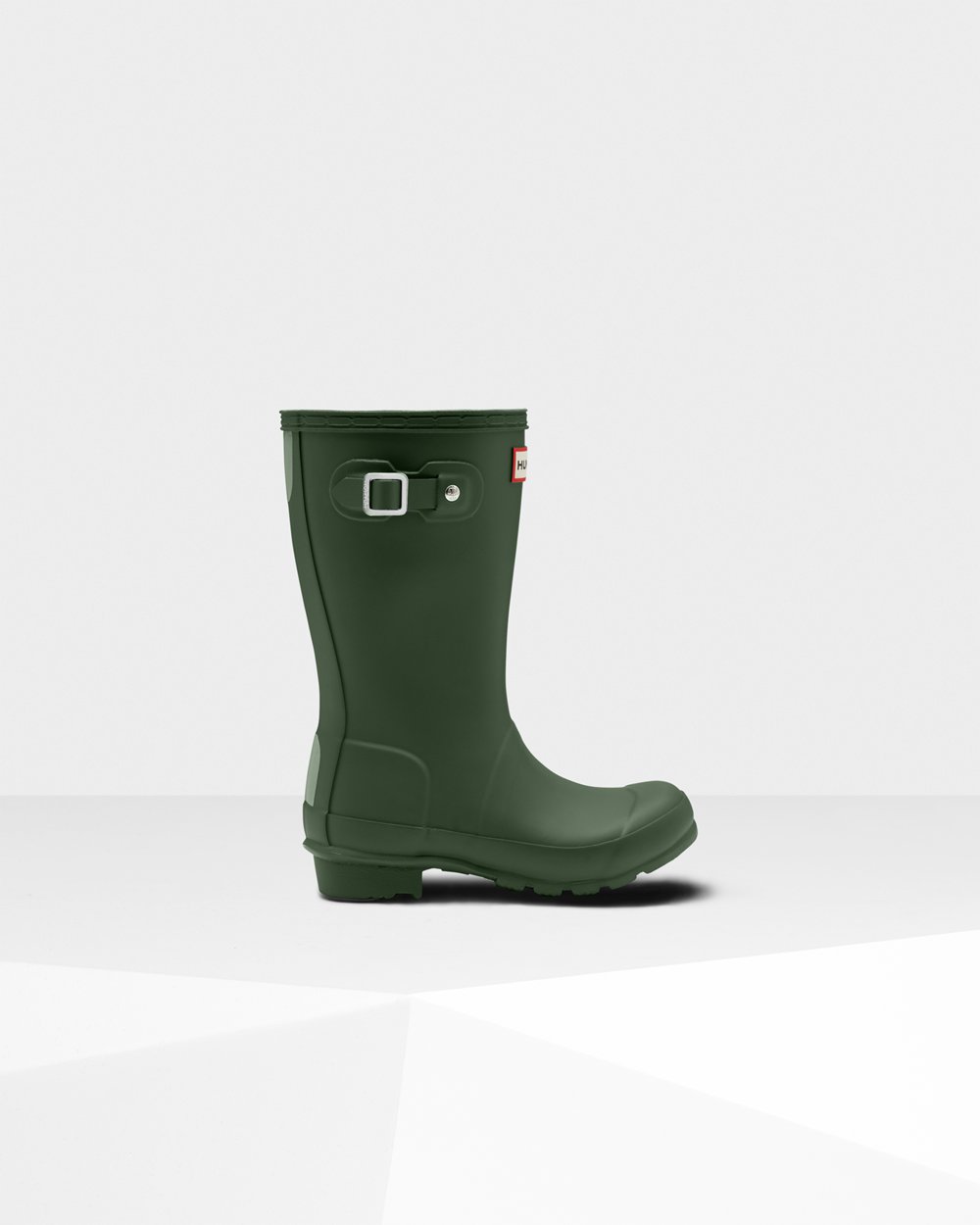 Kids Rain Boots - Hunter Original Big (73THPRQDX) - Green